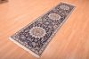 Nain Blue Runner Hand Knotted 26 X 96  Area Rug 100-11974 Thumb 13