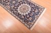 Nain Blue Runner Hand Knotted 26 X 96  Area Rug 100-11974 Thumb 11
