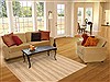 Modern Beige Hand Knotted 48 X 67 Area Rug 100-11977 Thumb 5