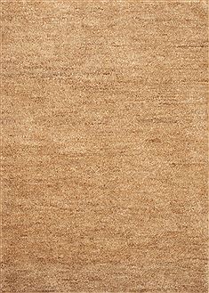 Modern Beige Hand Knotted 4'8" X 6'4"  Area Rug 100-11978