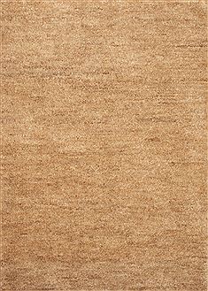 Nepali Modern Beige Rectangle 5x7 ft Wool Carpet 11978