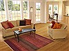Gabbeh Red Hand Knotted 42 X 62 Area Rug 100-11987 Thumb 5