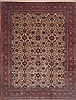 Kashan Beige Hand Knotted 355 X 463  Area Rug 100-11992 Thumb 0