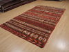 Kilim Red Hand Knotted 62 X 99  Area Rug 100-110000 Thumb 2