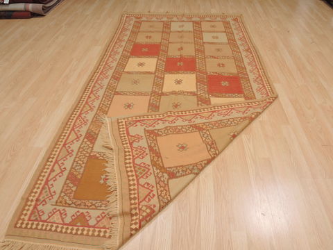 Kilim Beige Flat Woven 49 X 95 Area Rug 100-110001 Image 6