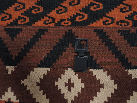 Kilim Brown Flat Woven 58 X 137 Area Rug 100-110002 Image 10