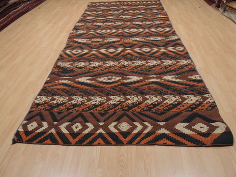 Kilim Brown Flat Woven 58 X 137 Area Rug 100-110002 Image 1