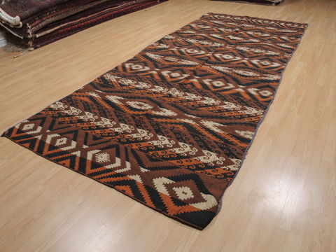 Kilim Brown Flat Woven 58 X 137 Area Rug 100-110002 Image 2