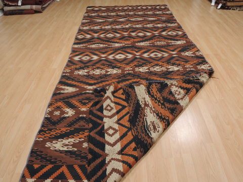 Kilim Brown Flat Woven 58 X 137 Area Rug 100-110002 Image 8