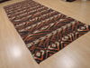 Kilim Brown Flat Woven 58 X 137  Area Rug 100-110002 Thumb 3