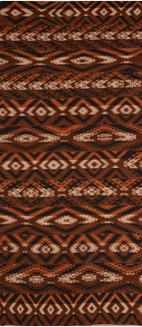 Kilim Brown Flat Woven 5'8" X 13'7"  Area Rug 100-110002