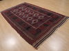 Kilim Red Hand Knotted 54 X 88  Area Rug 100-110004 Thumb 3