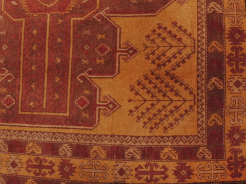 Baluch Yellow Hand Knotted 310 X 66 Area Rug 100-110010 Image 7