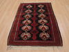 Baluch Black Hand Knotted 37 X 51  Area Rug 100-110011 Thumb 1