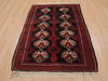 Baluch Black Hand Knotted 37 X 51 Area Rug 100-110011 Thumb 1