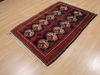 Baluch Black Hand Knotted 37 X 51  Area Rug 100-110011 Thumb 2
