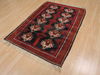 Baluch Black Hand Knotted 37 X 51 Area Rug 100-110011 Thumb 4