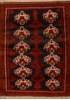 Baluch Black Hand Knotted 37 X 51 Area Rug 100-110011 Thumb 0