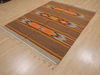 Kilim Brown Hand Knotted 54 X 611 Area Rug 100-110014 Thumb 2