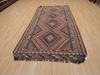 Kilim Red Runner Hand Knotted 46 X 93  Area Rug 100-110015 Thumb 1
