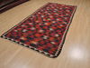 Kilim Red Runner Hand Knotted 410 X 101  Area Rug 100-110016 Thumb 2