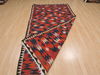 Kilim Red Runner Hand Knotted 410 X 101  Area Rug 100-110016 Thumb 6
