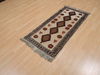 Gabbeh Beige Hand Knotted 24 X 49 Area Rug 100-110017 Thumb 2