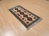 Gabbeh Beige Hand Knotted 24 X 49 Area Rug 100-110017 Thumb 3