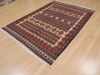 Kilim Brown Flat Woven 47 X 610  Area Rug 100-110019 Thumb 4