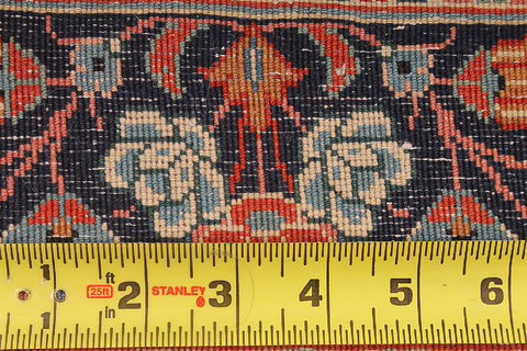 Sarouk Red Hand Knotted 39 X 51 Area Rug 254-110021 Image 1