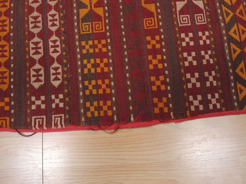 Kilim Red Runner Flat Woven 46 X 1011 Area Rug 100-110024 Image 5
