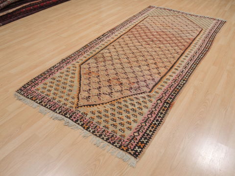 Kilim Brown Runner Flat Woven 41 X 810 Area Rug 100-110025 Image 2