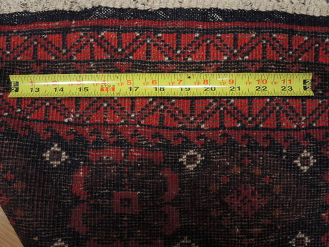 Baluch Red Hand Knotted 34 X 63 Area Rug 100-110027 Image 10