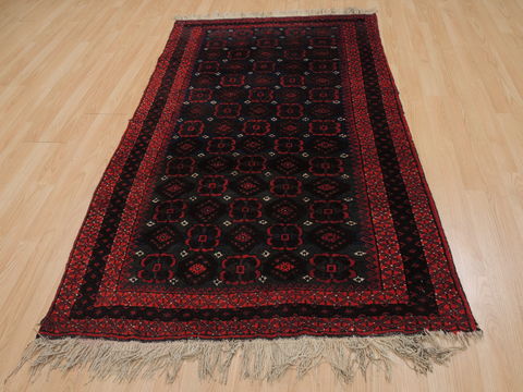 Baluch Red Hand Knotted 34 X 63 Area Rug 100-110027 Image 1