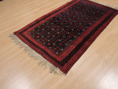 Baluch Red Hand Knotted 34 X 63 Area Rug 100-110027 Image 2