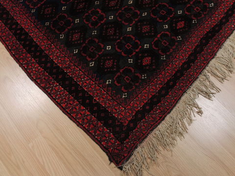 Baluch Red Hand Knotted 34 X 63 Area Rug 100-110027 Image 4