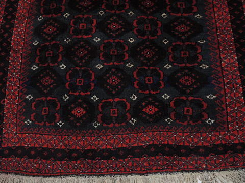 Baluch Red Hand Knotted 34 X 63 Area Rug 100-110027 Image 5