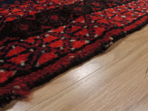 Baluch Red Hand Knotted 34 X 63 Area Rug 100-110027 Image 7