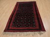 Baluch Red Hand Knotted 34 X 63  Area Rug 100-110027 Thumb 1