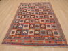 Kilim Brown Flat Woven 48 X 75  Area Rug 100-110030 Thumb 1