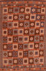 Kilim Brown Flat Woven 48 X 75 Area Rug 100-110030 Thumb 0