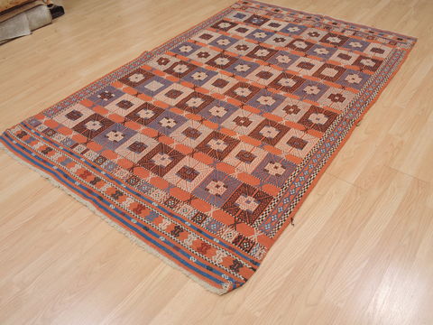 Kilim Red Hand Tufted 410 X 76 Area Rug 100-110034 Image 4