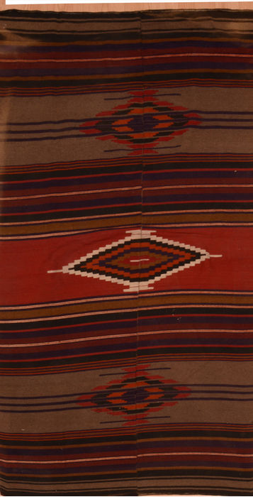 Kilim Brown Hand Tufted 46 X 88 Area Rug 100-110036 Image 0