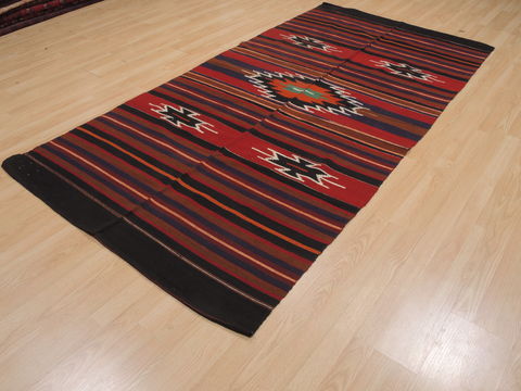 Kilim Red Flat Woven 46 X 88 Area Rug 100-110037 Image 2