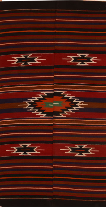 Kilim Red Flat Woven 46 X 88 Area Rug 100-110037 Image 0