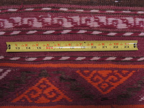 Kilim Red Flat Woven 61 X 111 Area Rug 100-110039 Image 9