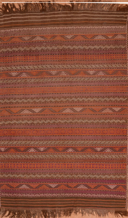 Kilim Red Flat Woven 61 X 111 Area Rug 100-110039 Image 0