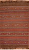 Kilim Red Flat Woven 61 X 111 Area Rug 100-110039 Thumb 0