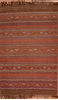 Kilim Red Flat Woven 61 X 111  Area Rug 100-110039 Thumb 0