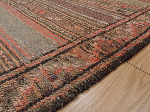Kilim Red Flat Woven 410 X 810 Area Rug 100-110040 Image 7